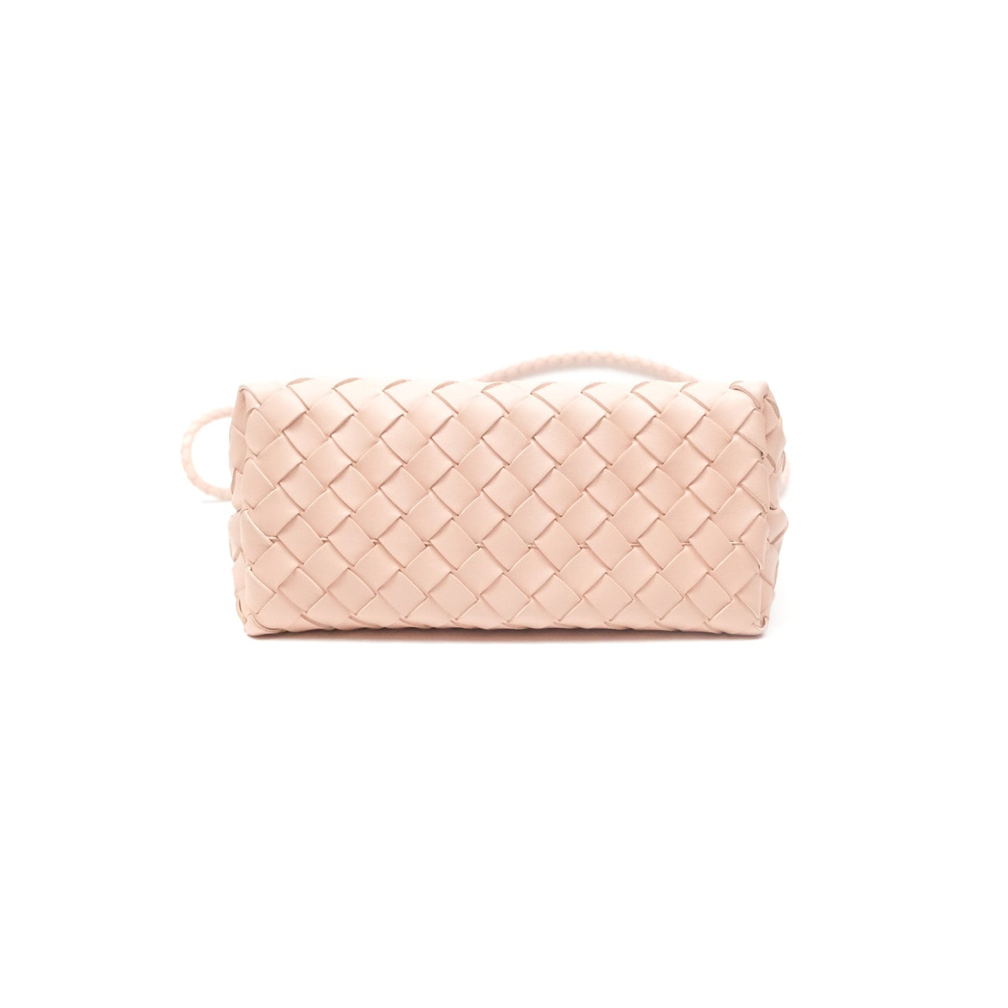 Bottega Veneta Small Andiamo Bag Lotus Intrecciato Lambskin