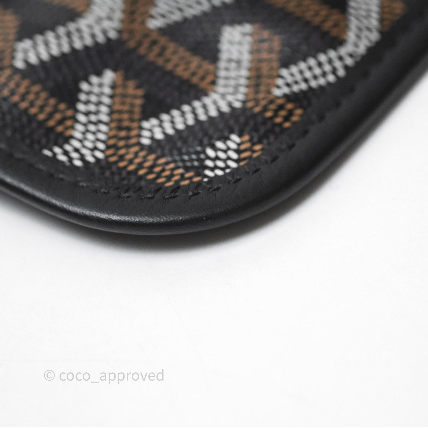 Goyard Anjou Mini Bag Goyardine Canvas Black