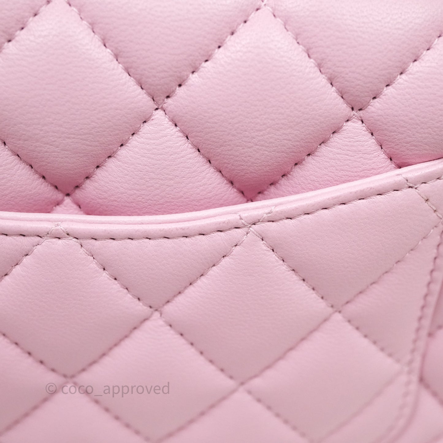 Chanel Top Handle Mini Rectangular Flap Pink Lambskin Gold Hardware