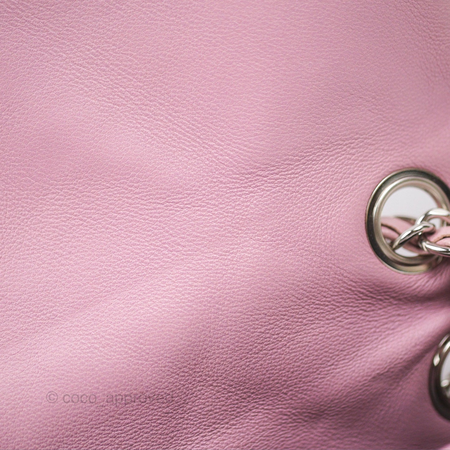 Chanel Medium Bicolor CC Chain Flap Pink/Black Lambskin Silver Hardware