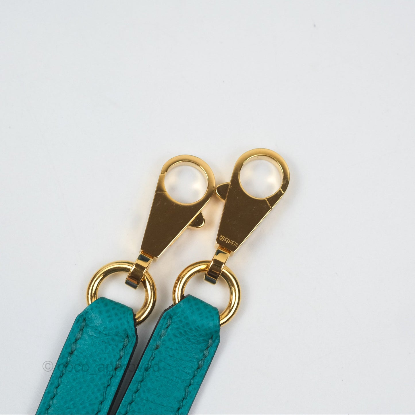 Hermès Sellier Kelly 25 Bleu Paon 7F Epsom Gold Hardware