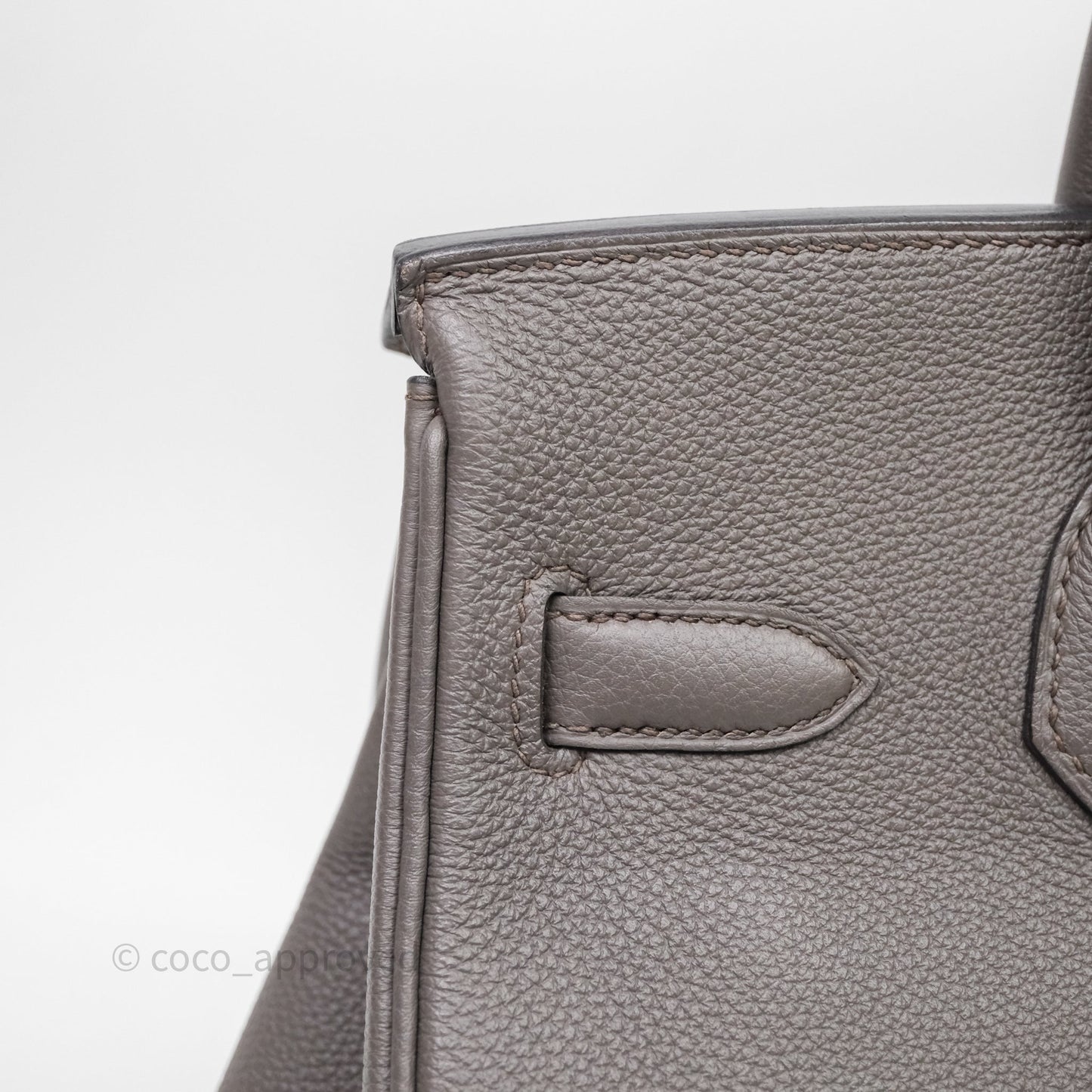 Hermès Birkin 30 Gris Asphalte Togo Gold Hardware