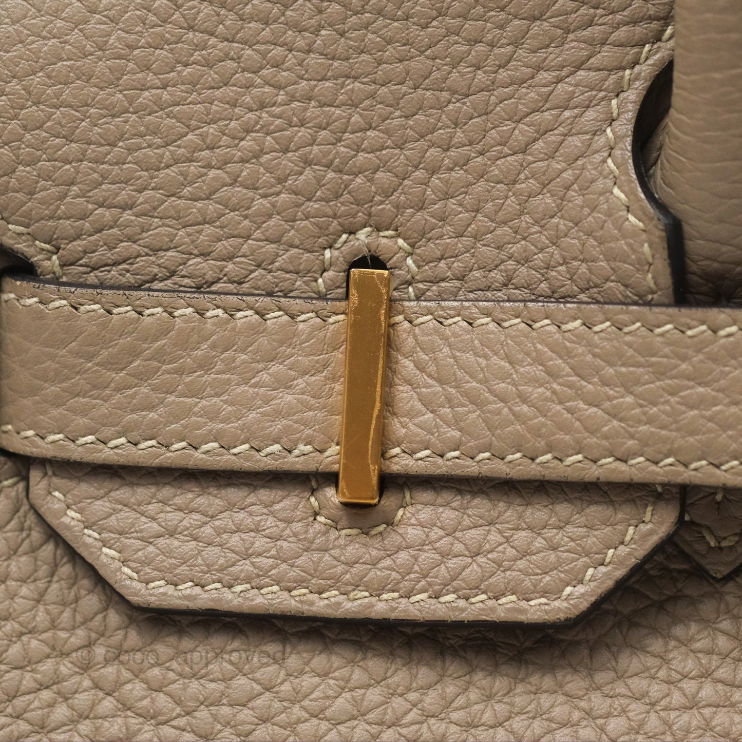 Hermès Birkin 30 Retourne Gris Tourterelle Togo Gold Hardware