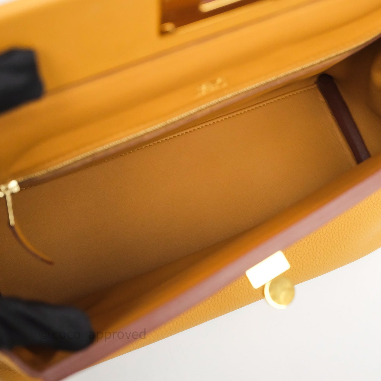 Hermès 24/24 29 Sesame 2S/ Terre Battue R1 Clemence/ Swift Gold Hardware