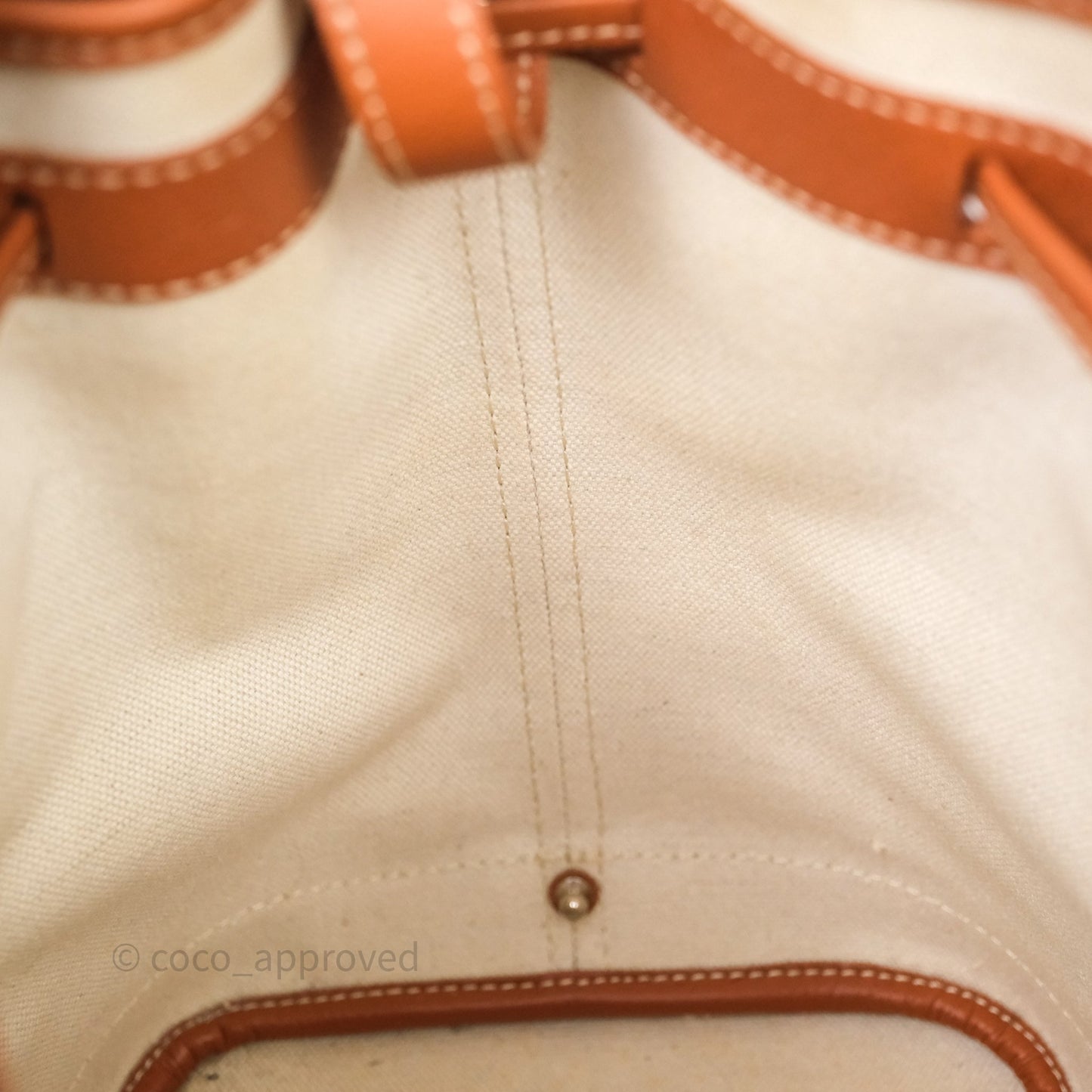 Goyard Petit Flot Bucket Bag Black & Tan Goyardine