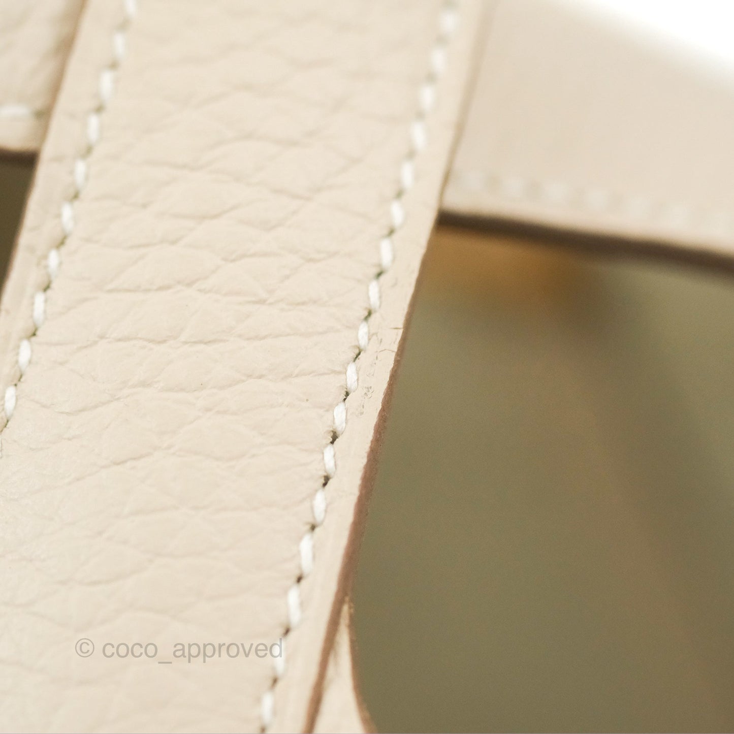 Hermès Picotin Lock 18 Craie Taurillon Clemence Gold Hardware
