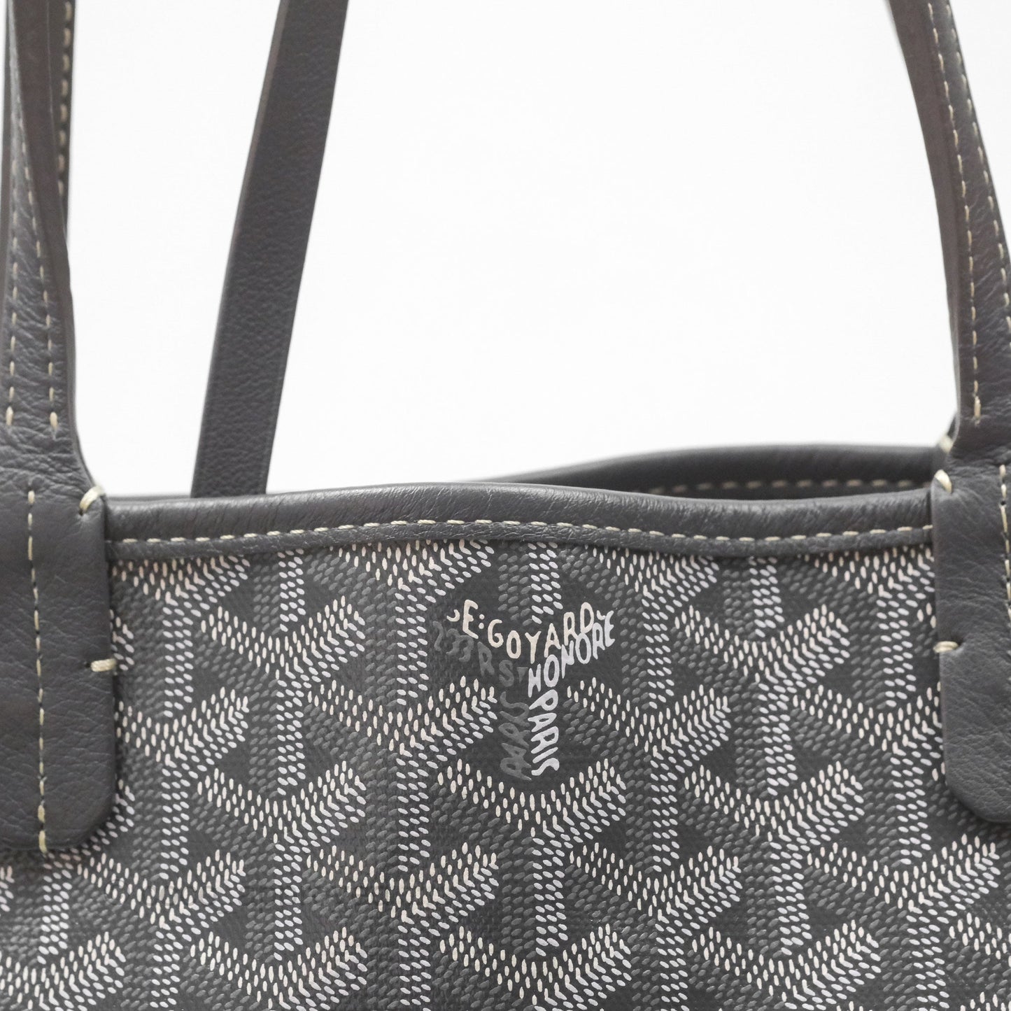 Goyard Anjou Mini Bag Goyardine Canvas Grey
