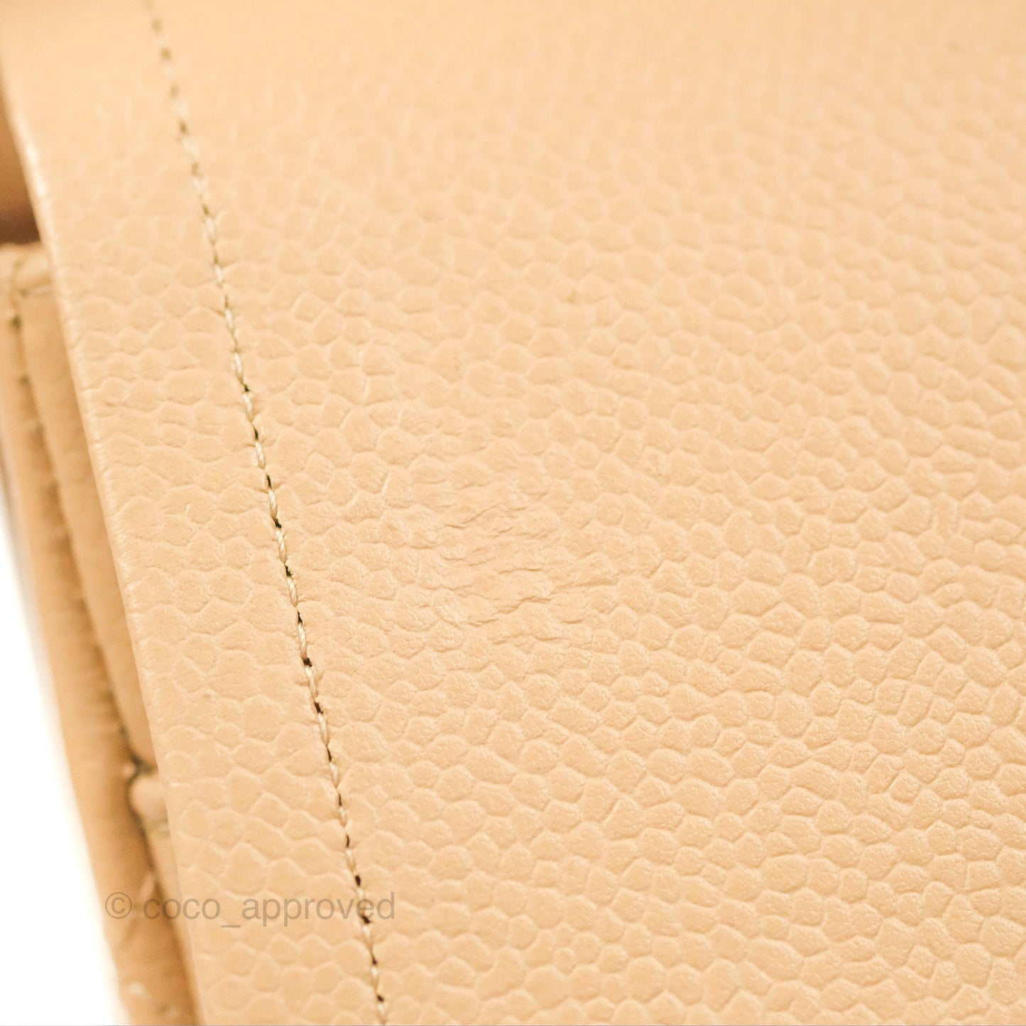 Chanel Jumbo Double Flap Beige Caviar Gold Hardware⁣⁣