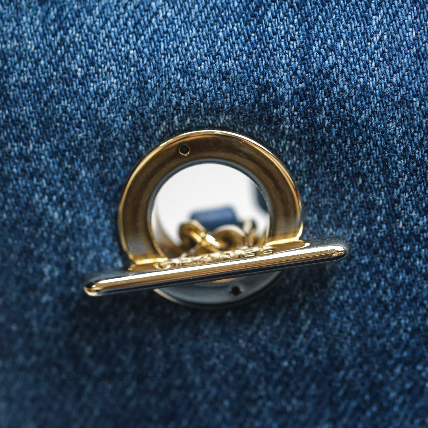Chanel Small Trendy CC Denim Gold Hardware