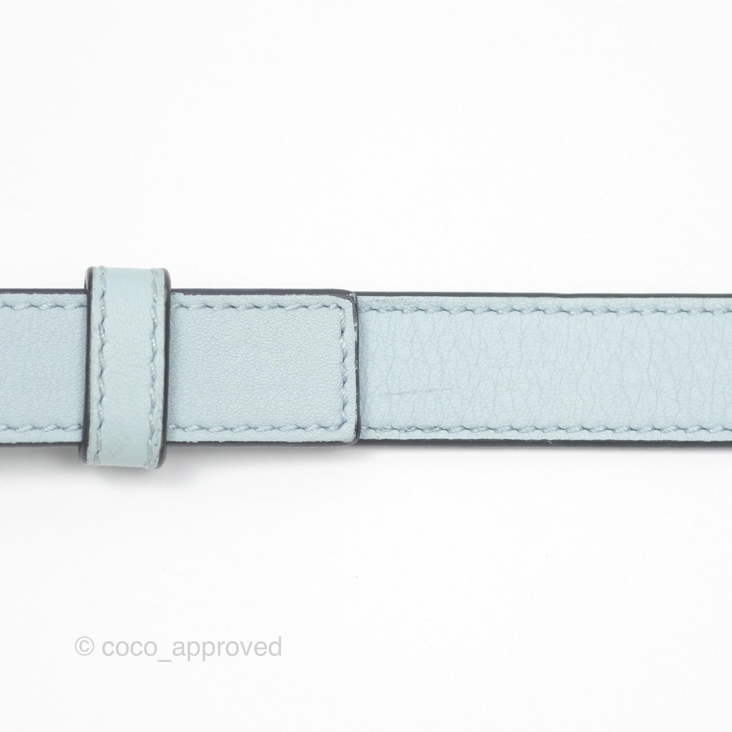 Loewe Small Puzzle Bag Blue Grained Calfskin Gold Hardware
