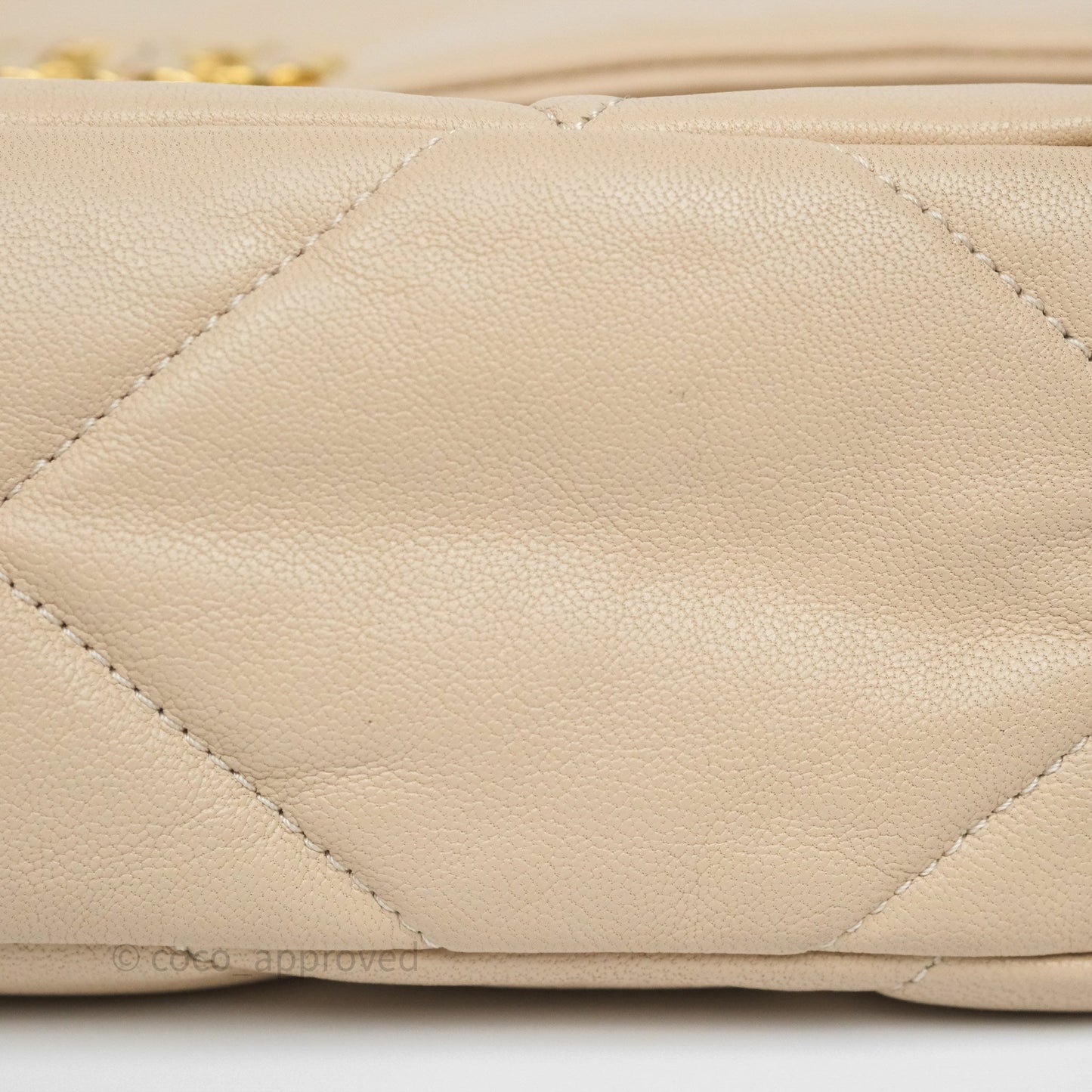 Chanel 19 Small Beige Mixed Hardware