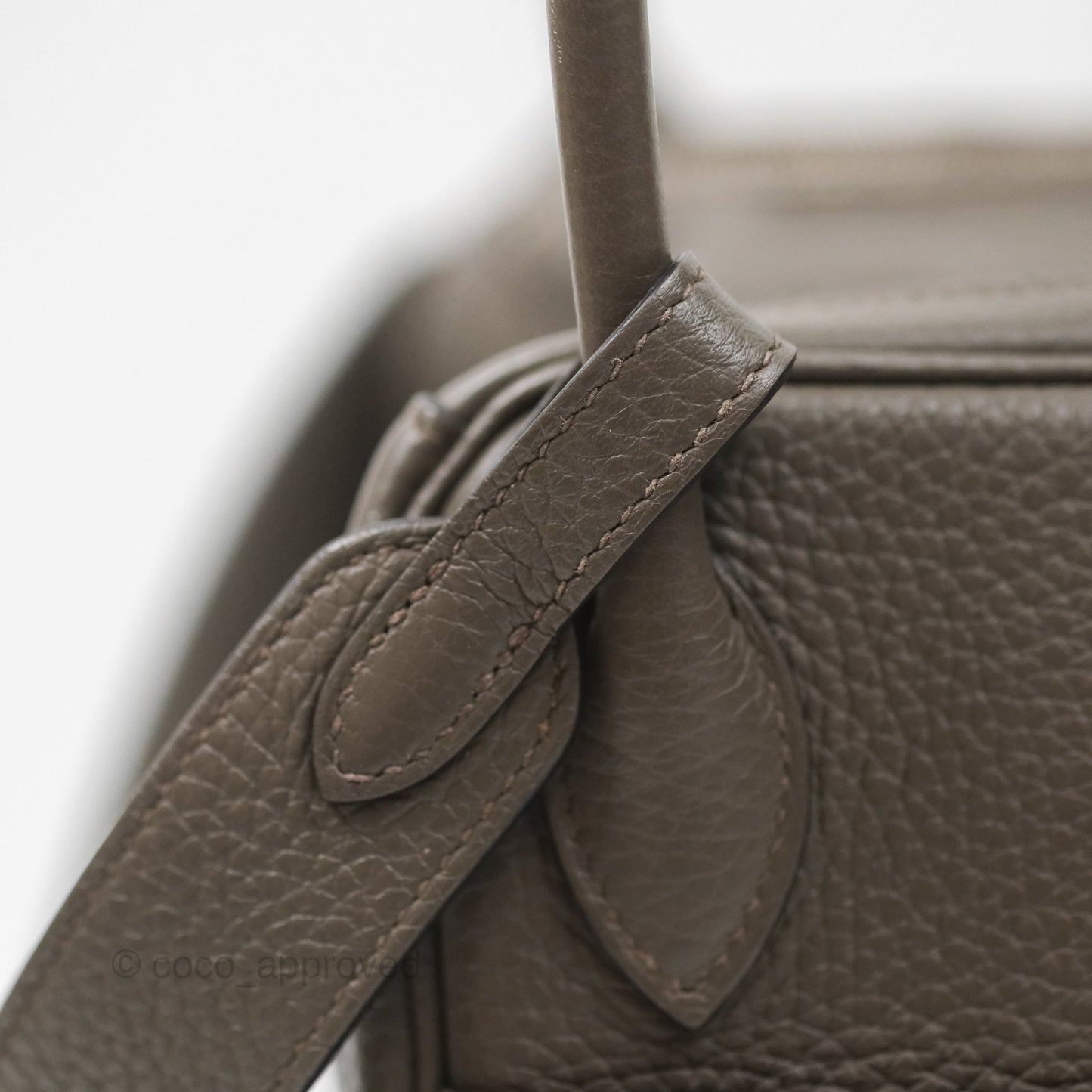 Hermès Lindy 26 Etain 8F Clemence Palladium Hardware