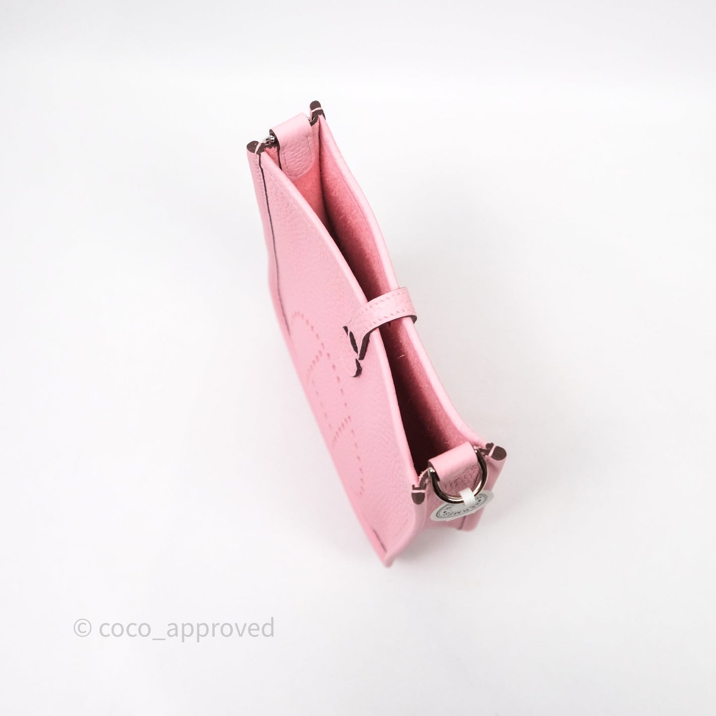 Hermès Mini Evelyne 16 Amazone Rose Sakura 3Q Palladium Hardware