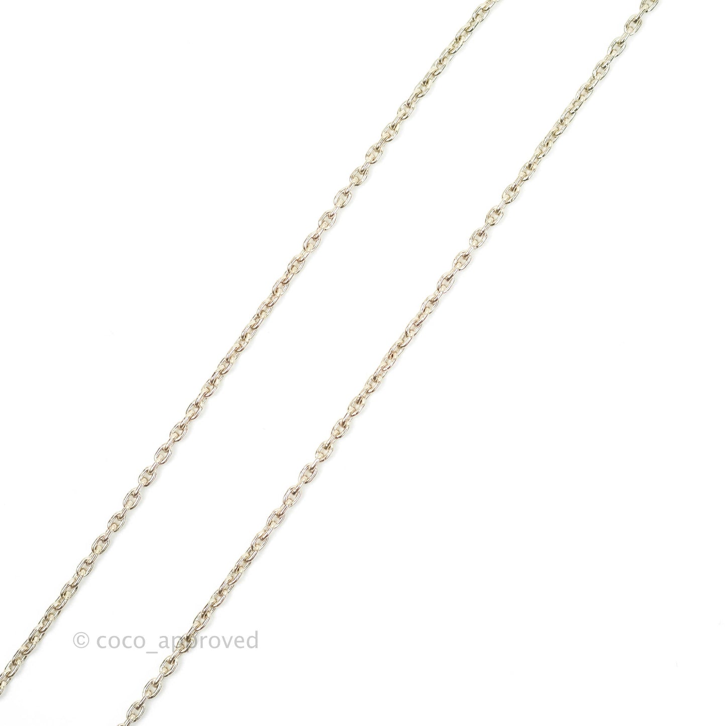 Chanel CC Heart Rhinestone Necklace 21A