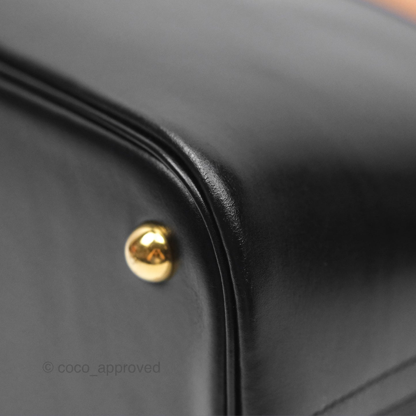 Hermès Bolide 31 Noir 89 / Natural Box Leather Gold Hardware