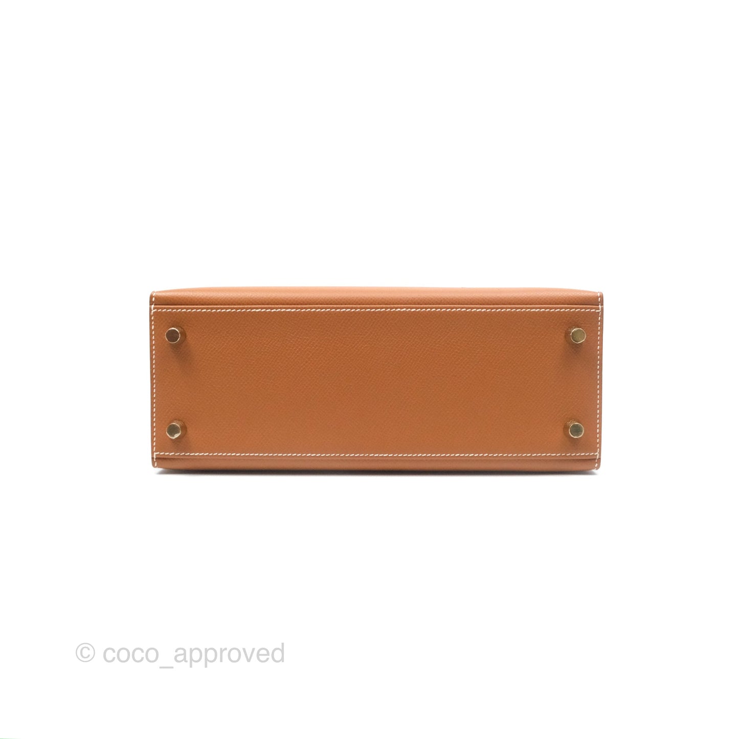 Hermès Kelly 25 Sellier Gold Epsom Gold Hardware