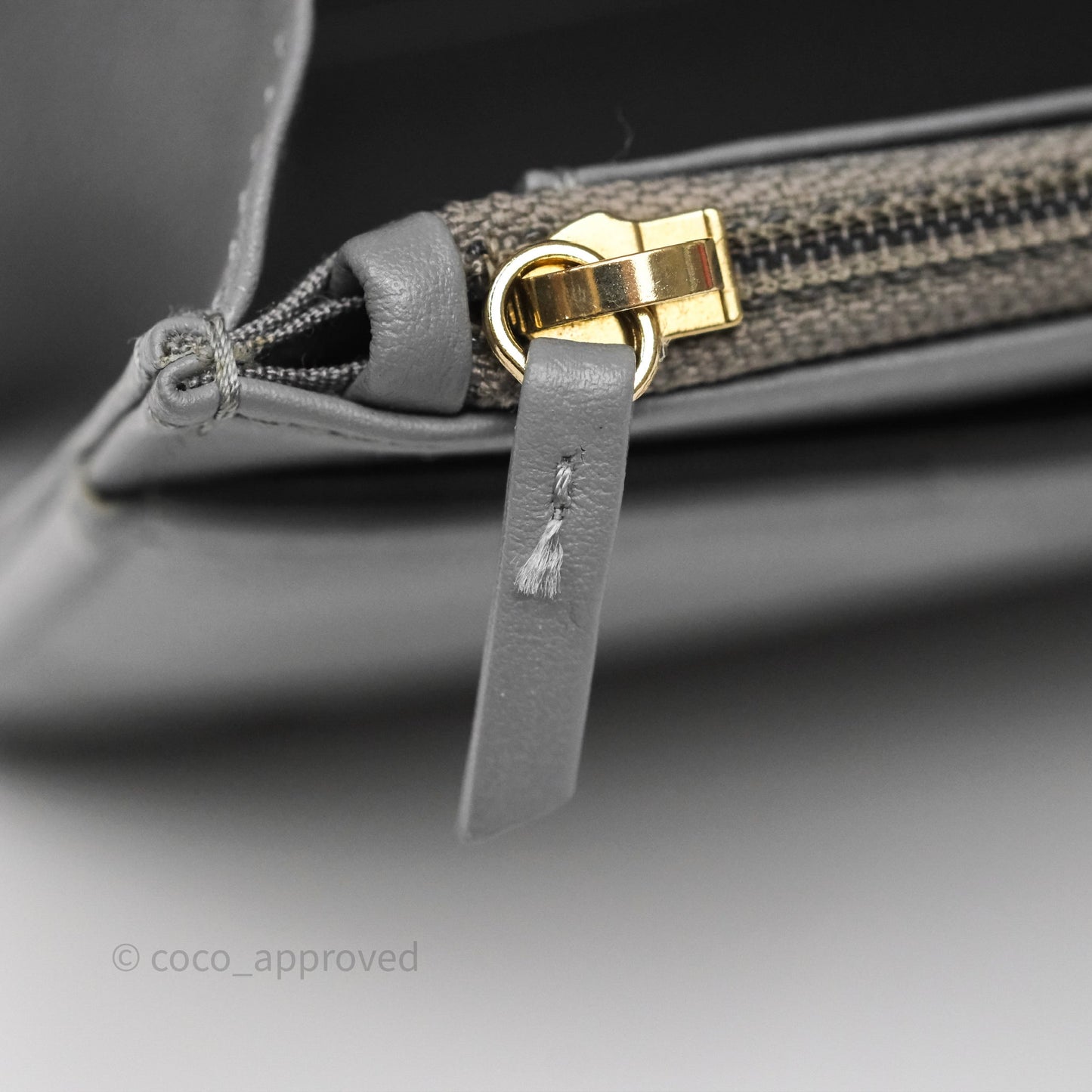 Chanel 19 Wallet on Chain WOC Grey Lambskin Mixed Hardware