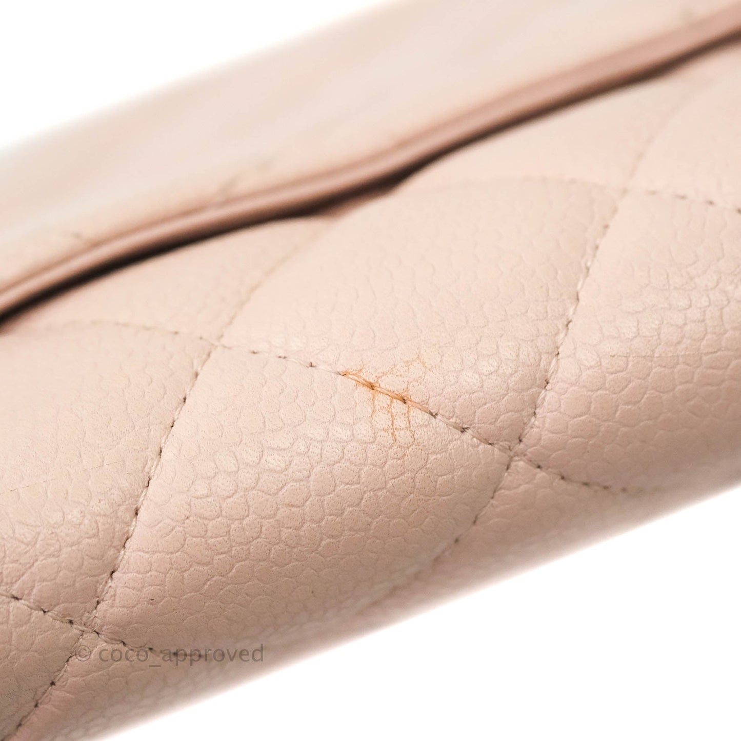 Chanel Quilted Clutch with Chain Sakura Pink Silver Hardware