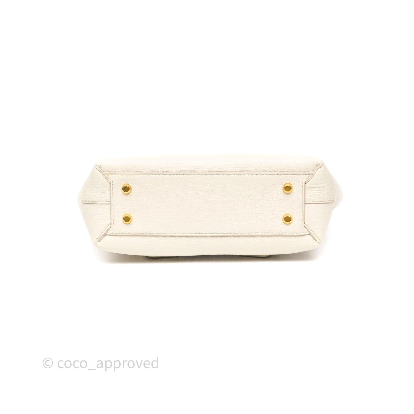 Bottega Veneta Small Arco Plaster Grainy Calfskin