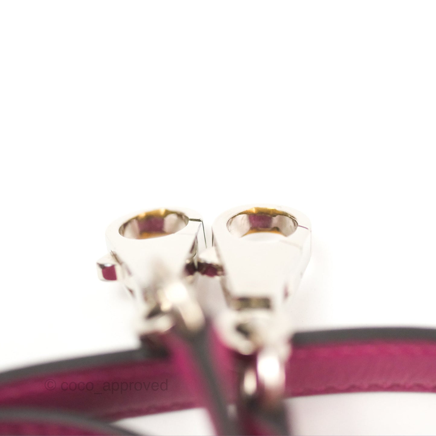 Hermès Bolide 27 Rose Pourpre Swift Palladium Hardware