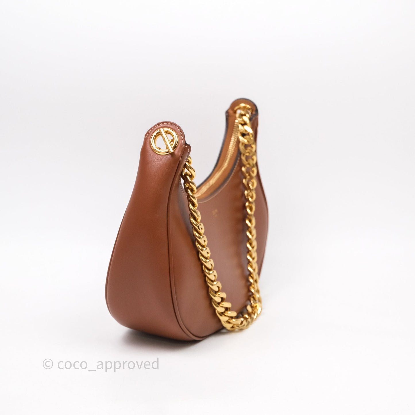 Celine Medium Ava Chain Bag Calfskin Tan