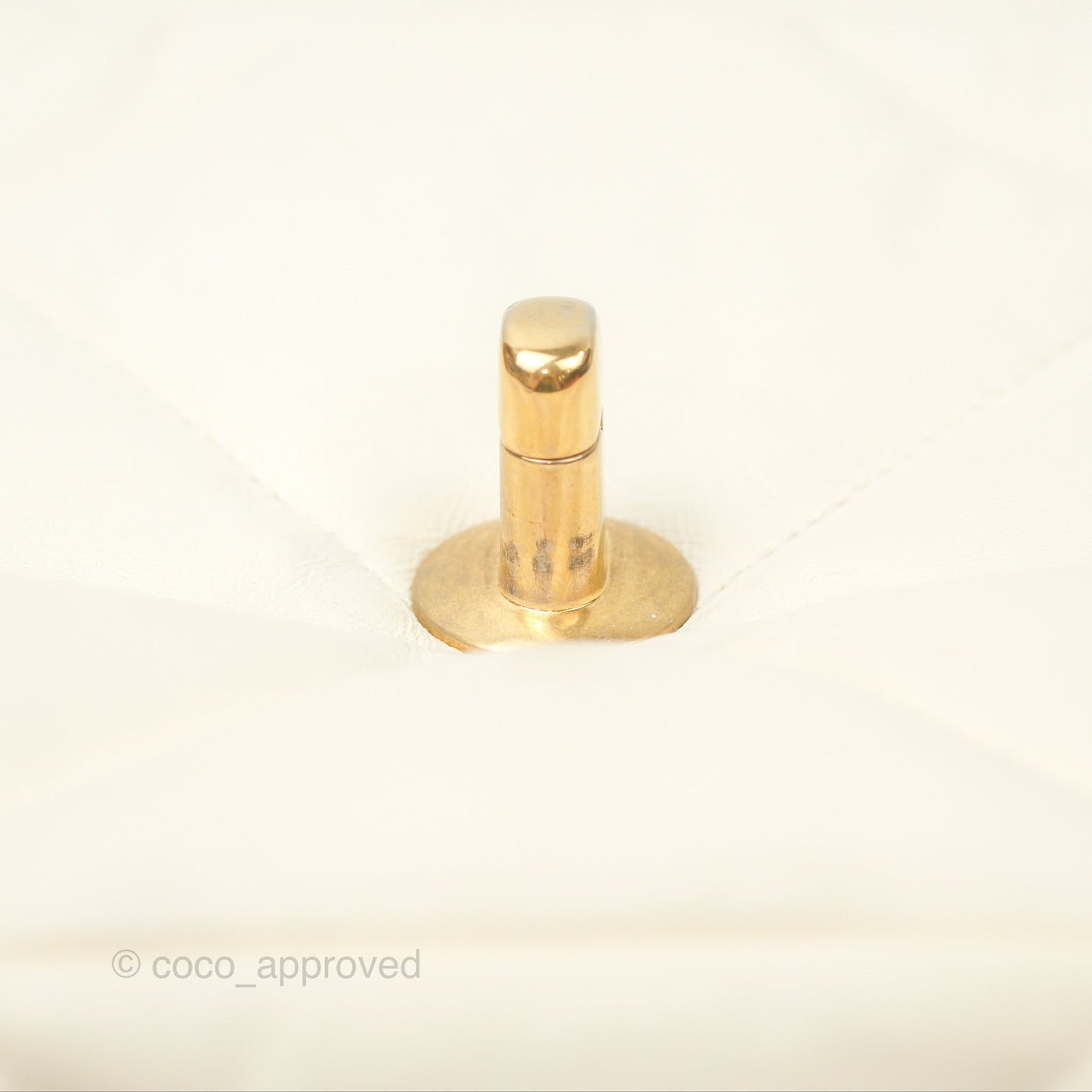Chanel 19 Small Ivory Cream Mixed Hardware