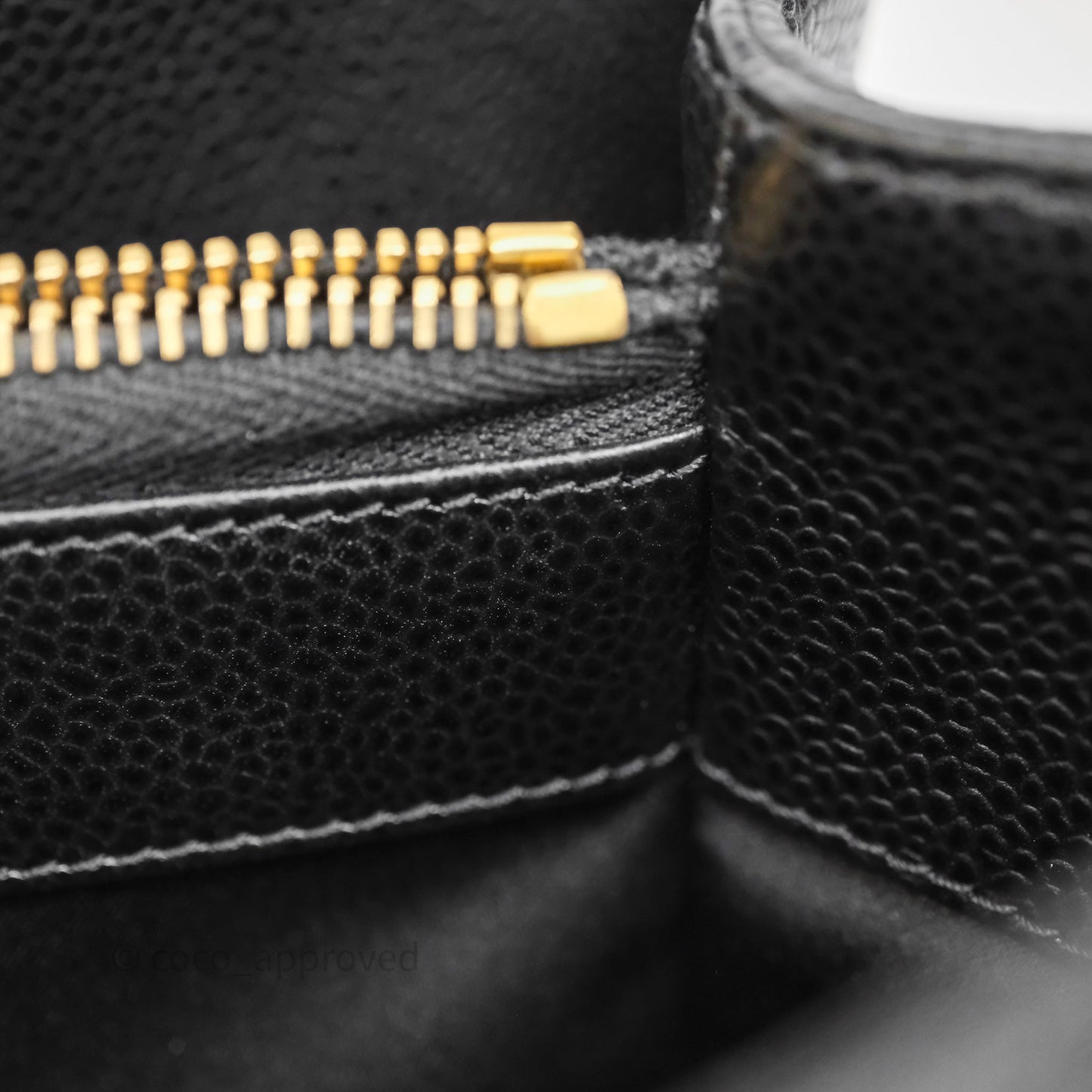 Chanel GST Black Caviar Gold Hardware