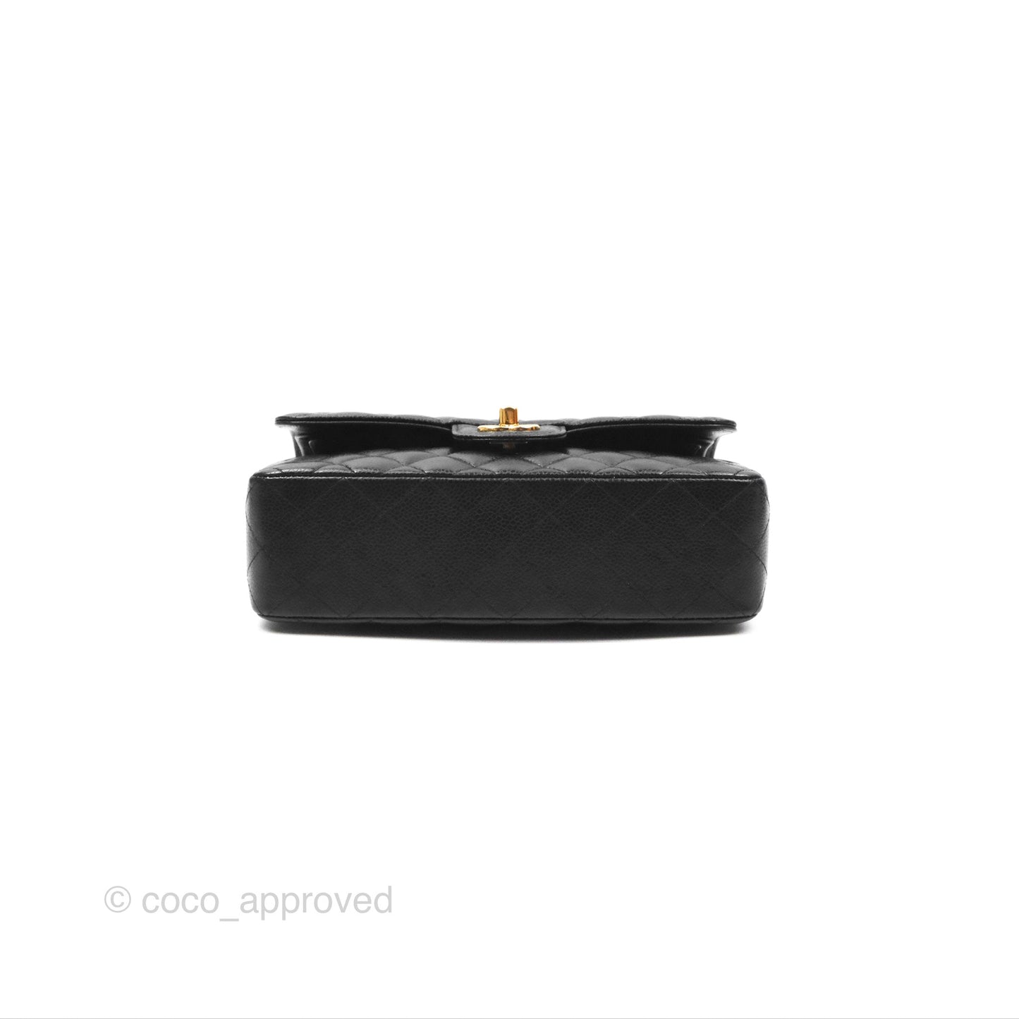 Chanel Small Classic Quilted Flap Black Caviar Gold Hardware