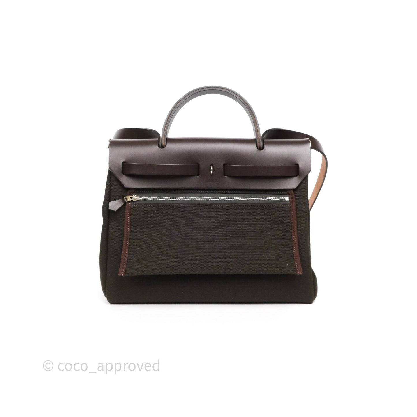 Hermès Herbag Zip 31 Retourne Dark Bronze Ebene Palladium Hardware