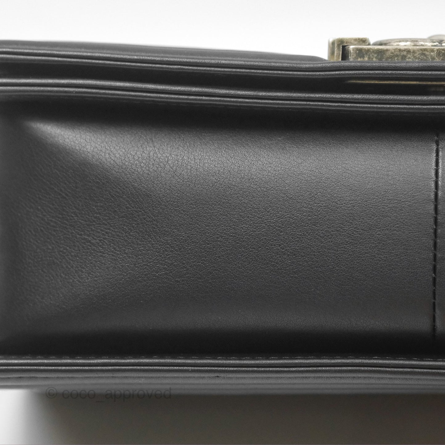 Chanel Medium Boy Quilted Black Lambskin Ruthenium Hardware