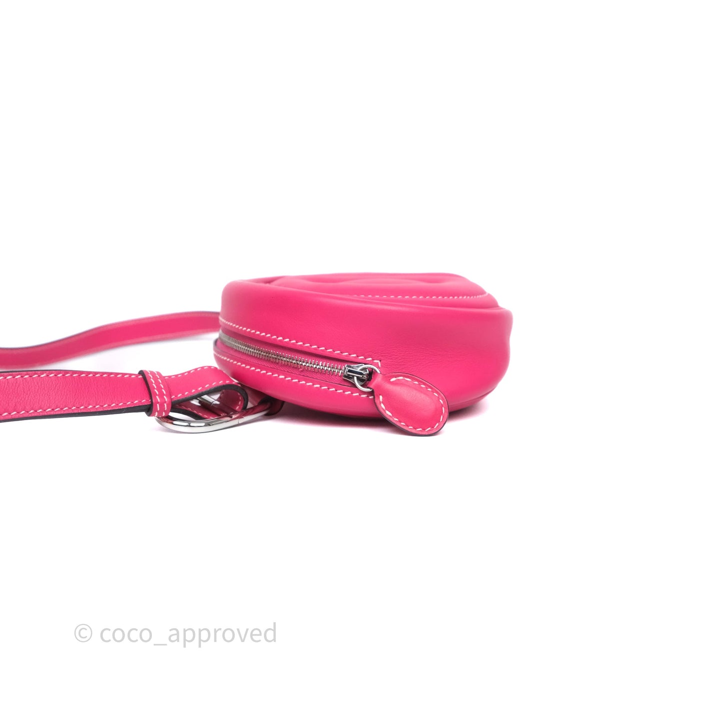 Hermes In-The-Loop Belt Bag 0D Rose Mexico/ 0F Bleu Frida Palladium Hardware