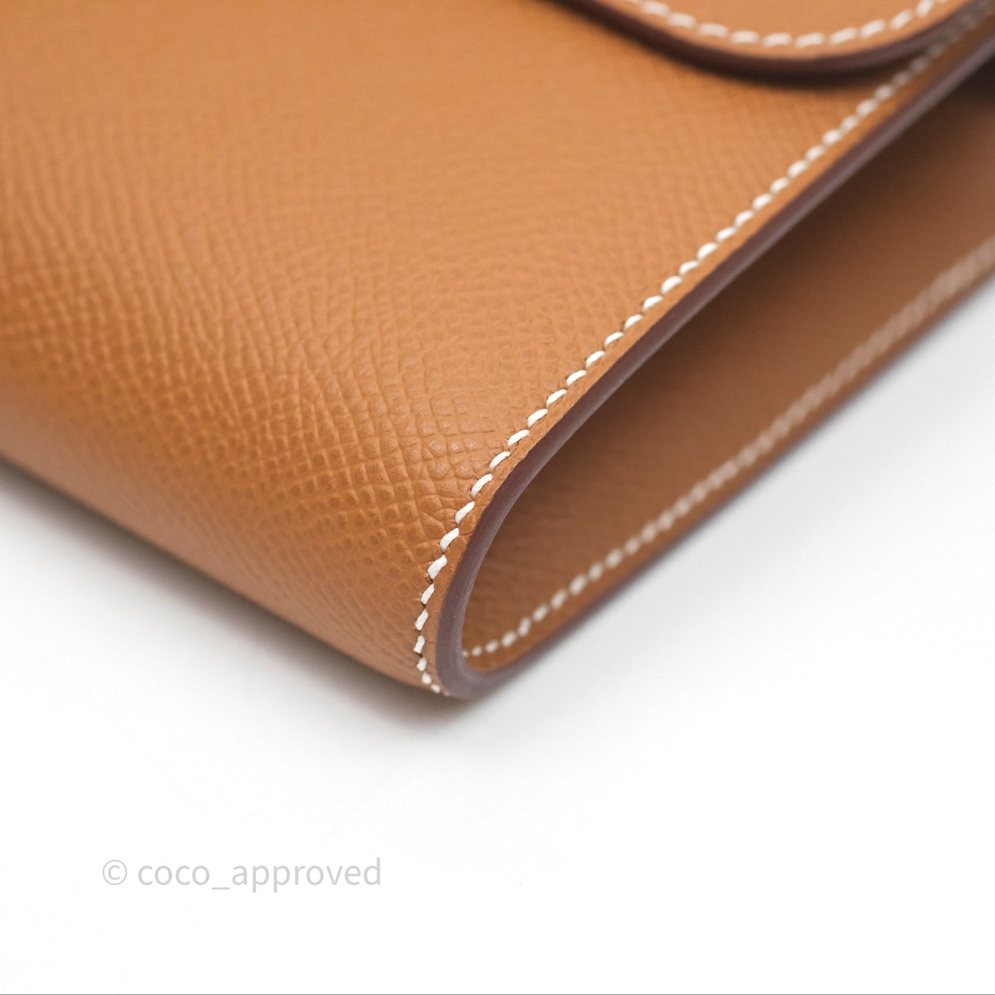 Hermès Constance Long To Go Wallet Gold Epsom Gold Hardware