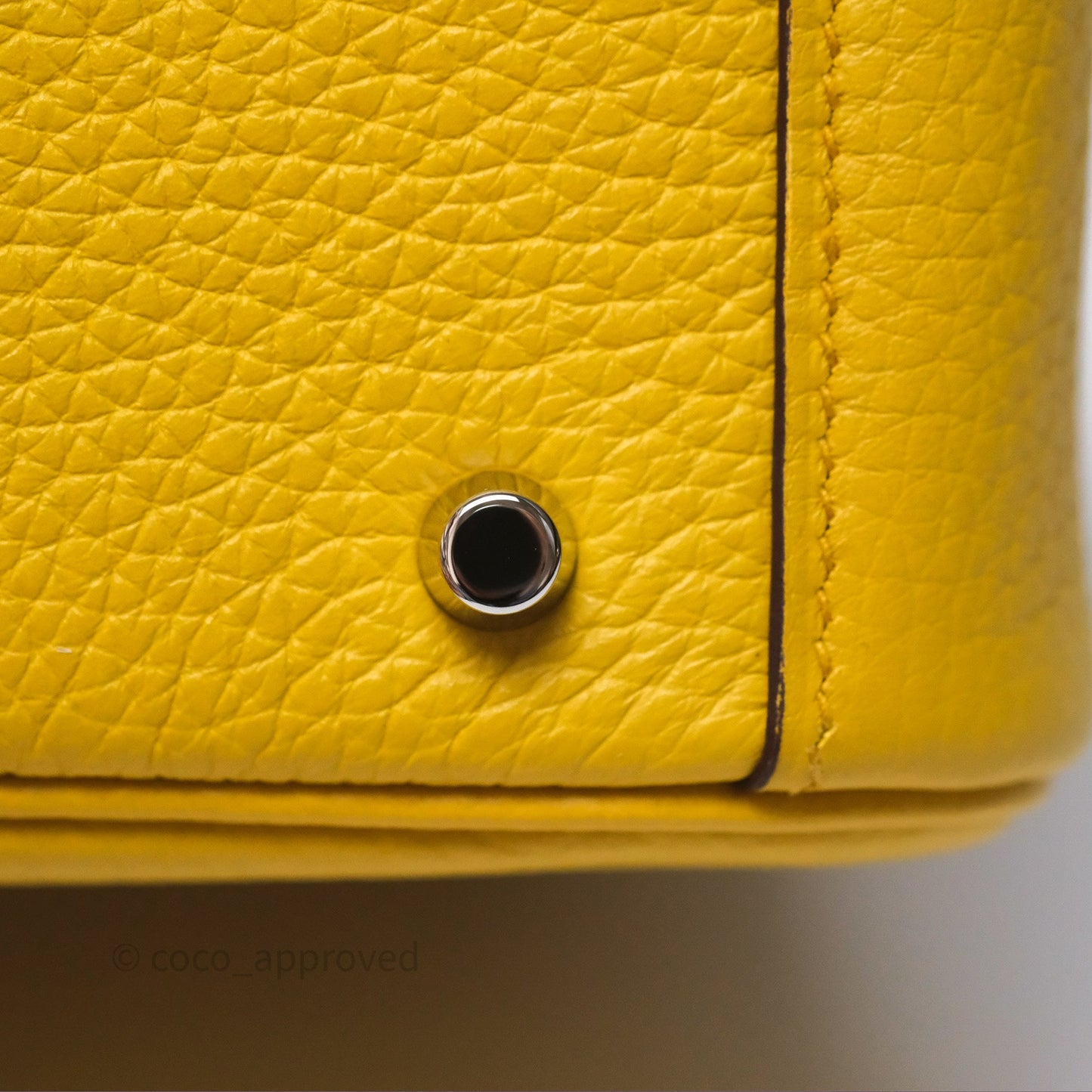 Hermès Mini Lindy 20 Sun B4 Clemence Palladium Hardware