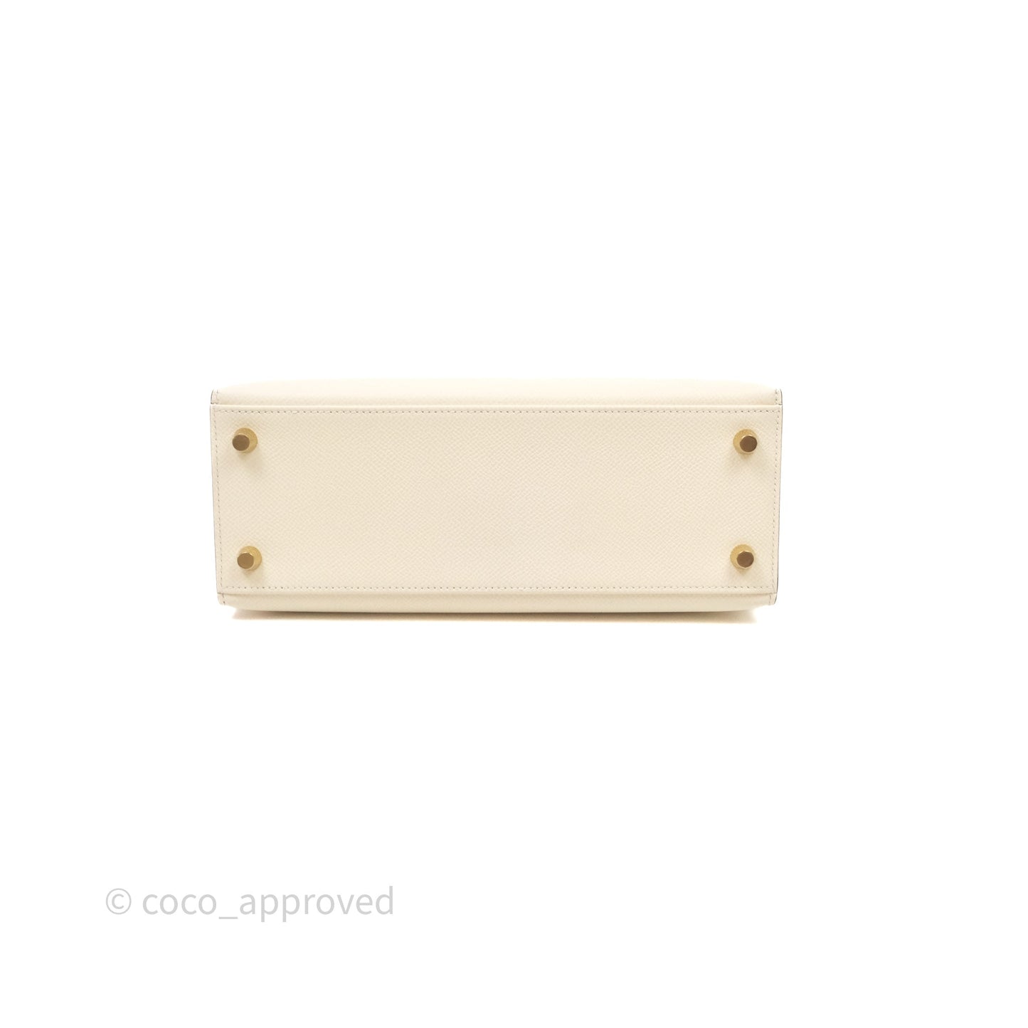 Hermès Kelly 25 Nata I2 Epsom Gold Hardware