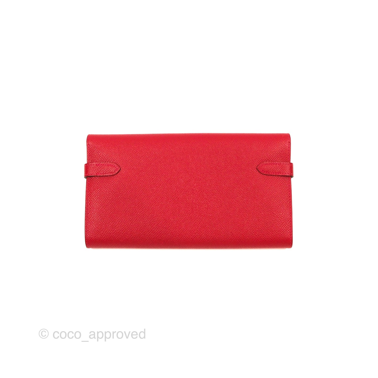Hermès Kelly Wallet Rouge Casaque Epsom Gold Hardware