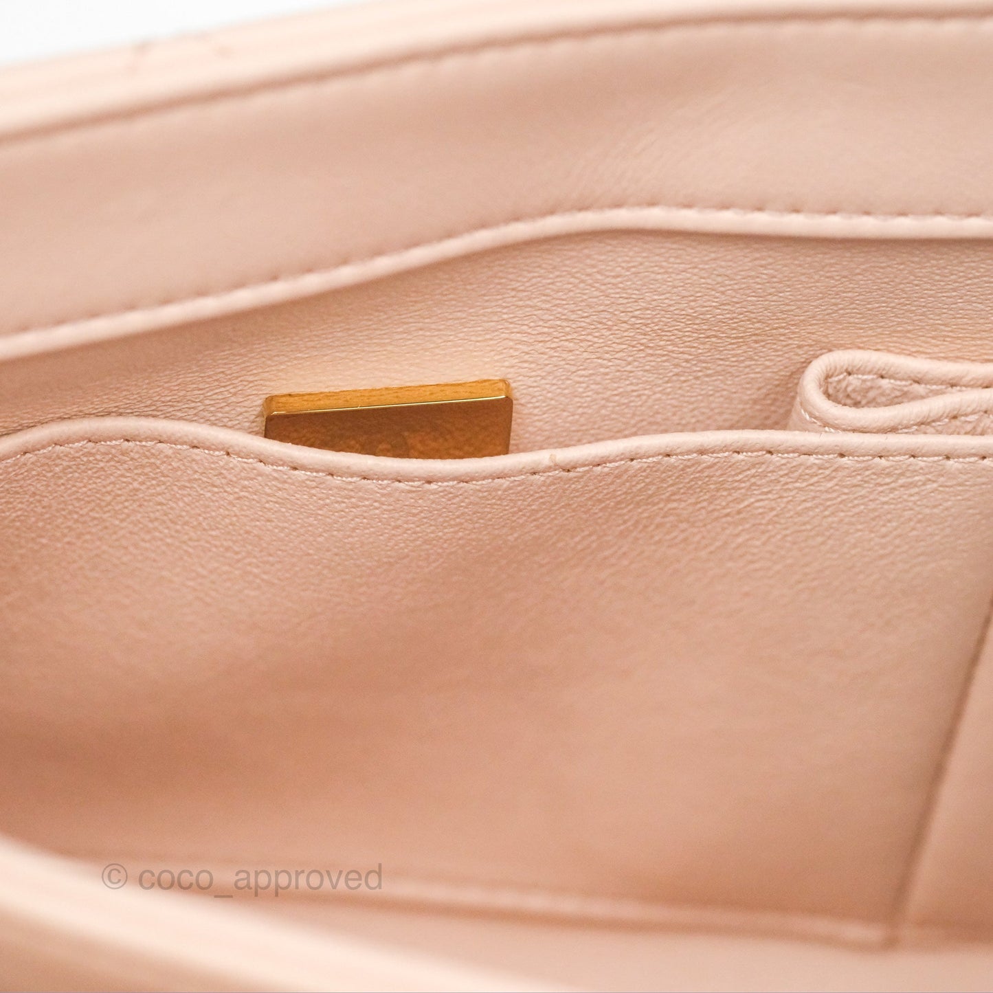 Chanel Trendy CC Small Beige Lambskin Gold Hardware