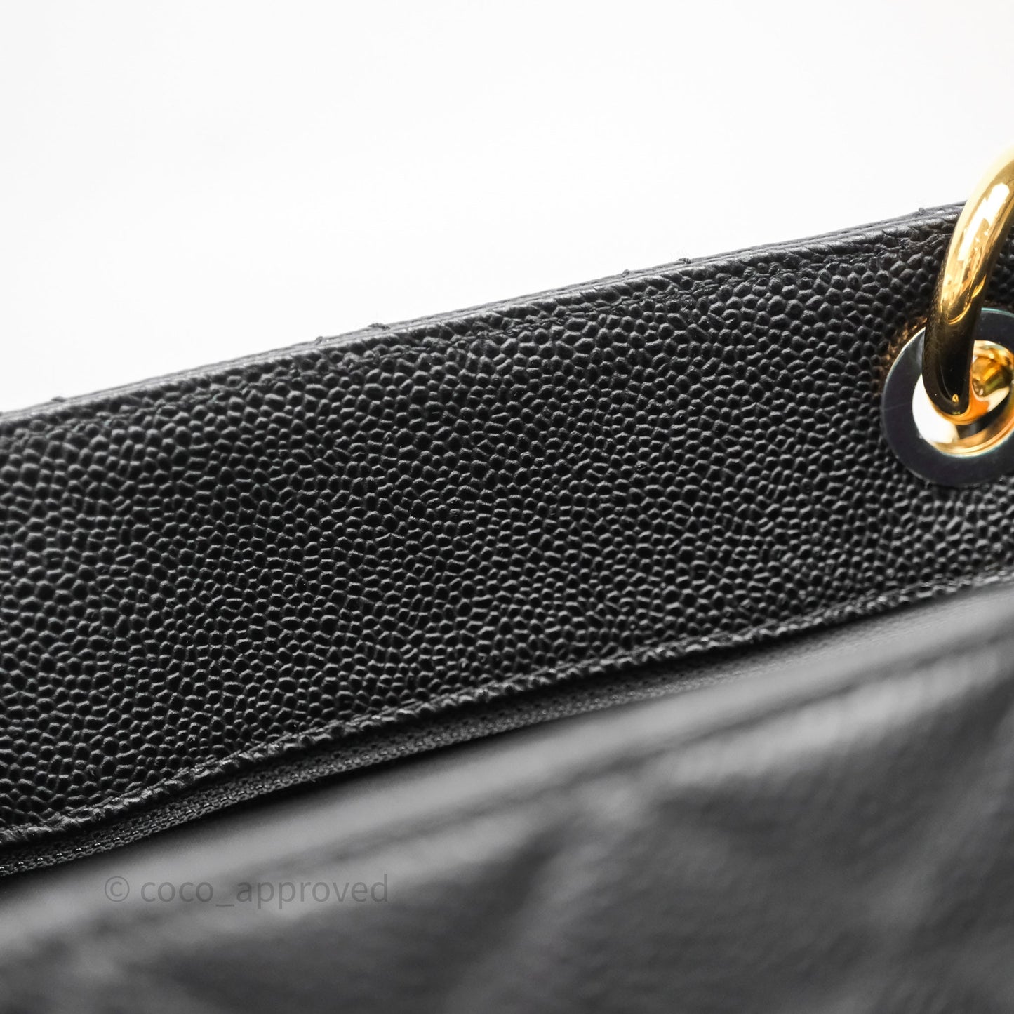 Chanel GST Black Caviar Gold Hardware