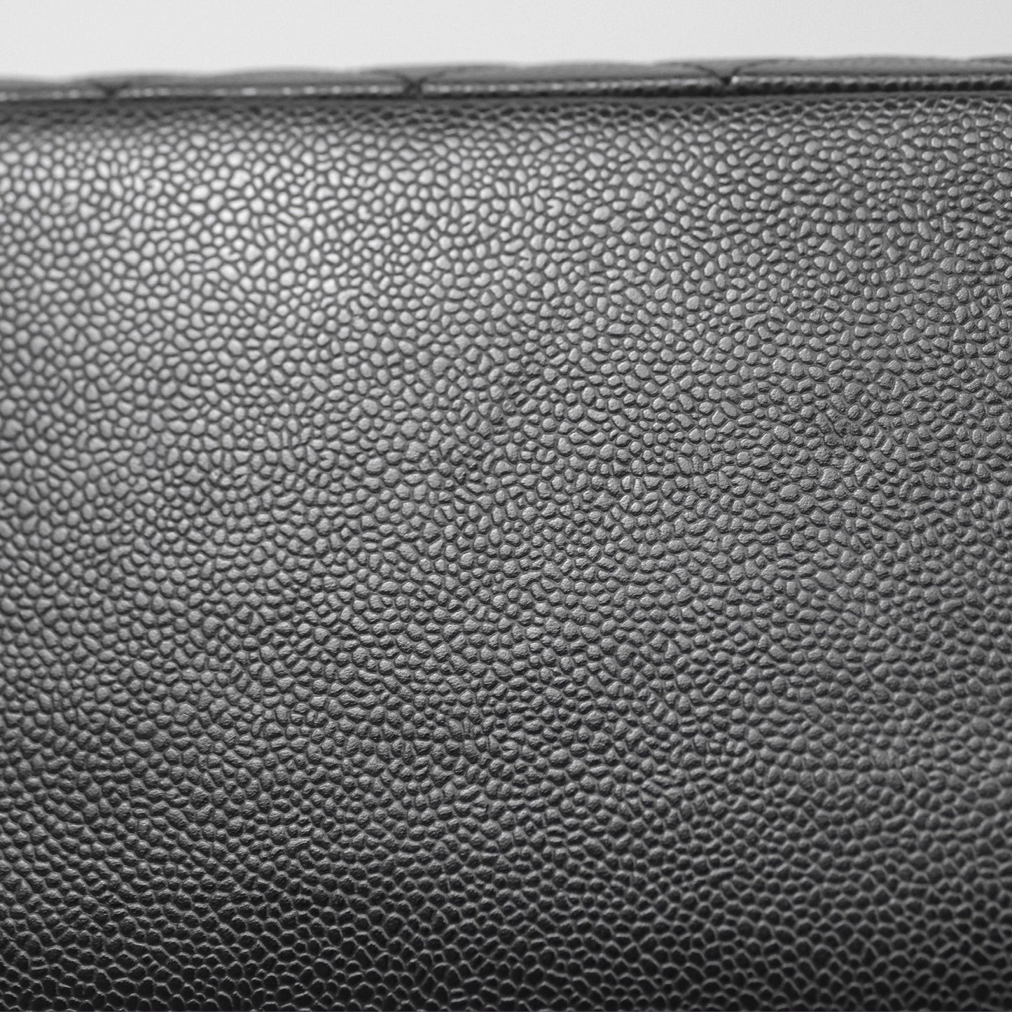 Chanel GST Black Caviar Silver Hardware