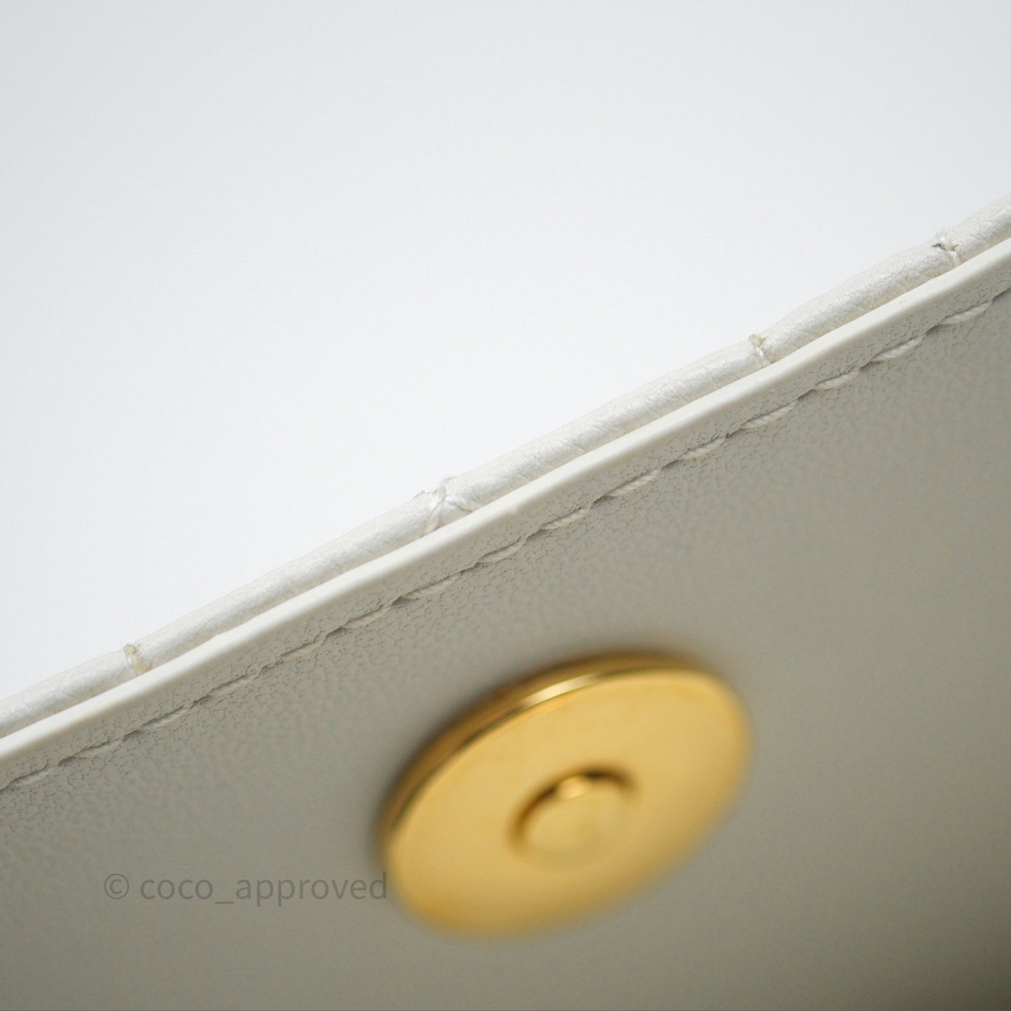 Dior Caro Pouch with Chain Latte Supple Cannage Calfskin