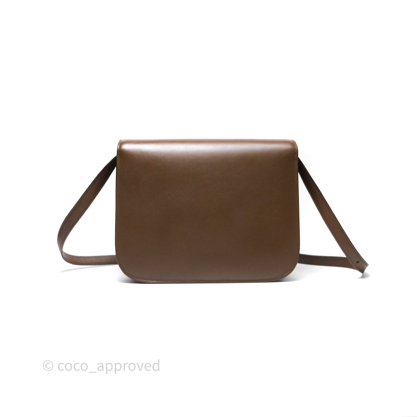 Celine Medium Classic Box Flap Caramel Calfskin