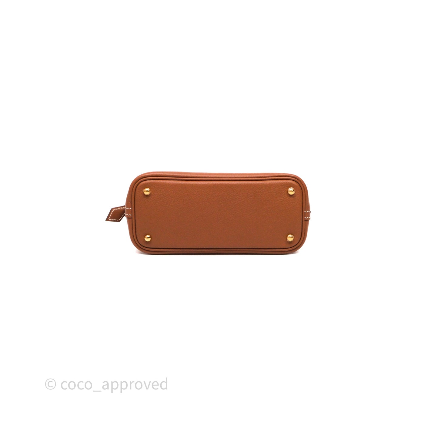Hermès Bolide Mini 1923 Gold Evercolor Gold Hardware