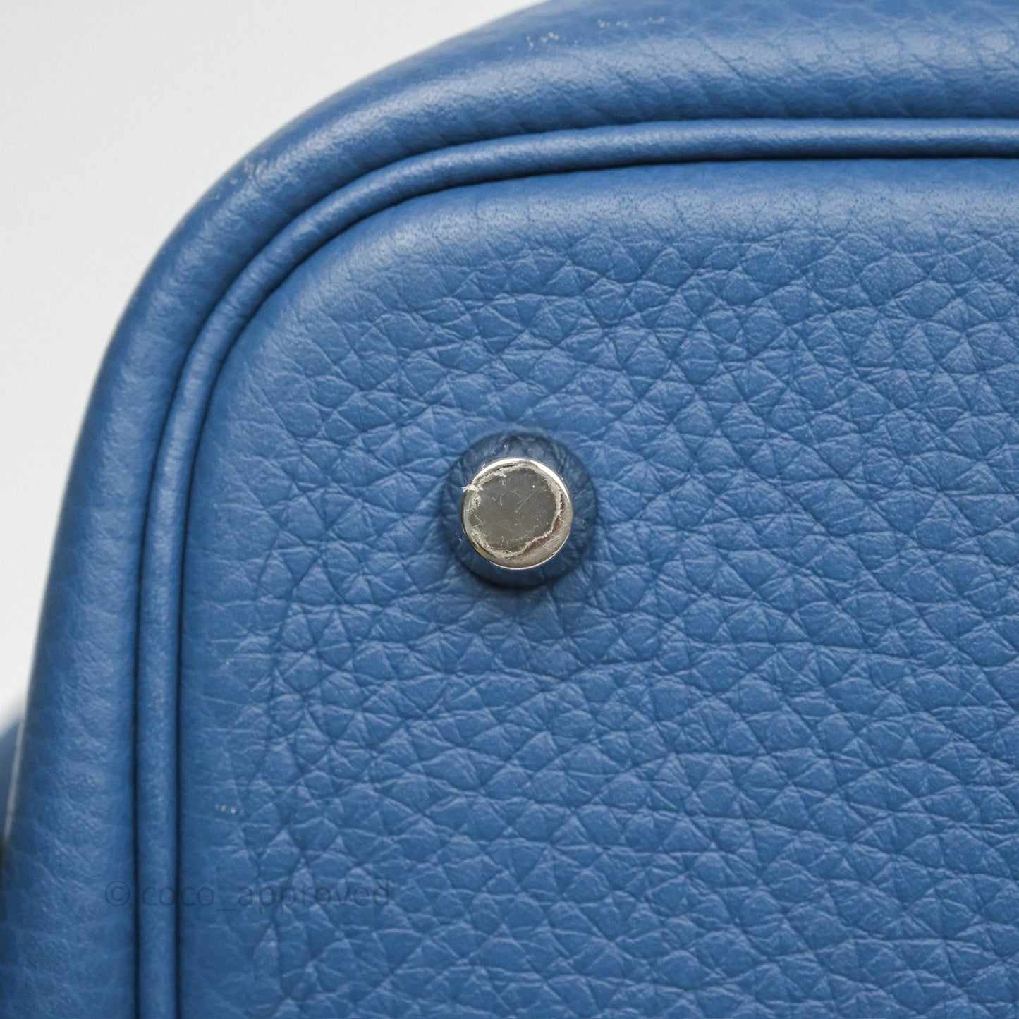 Hermès Picotin 22 Bleu Agate R2 Clemence Palladium Hardware