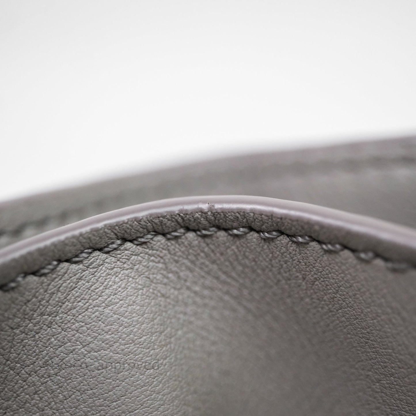Loewe Mini Flamenco Clutch Nappa Calfskin Grey