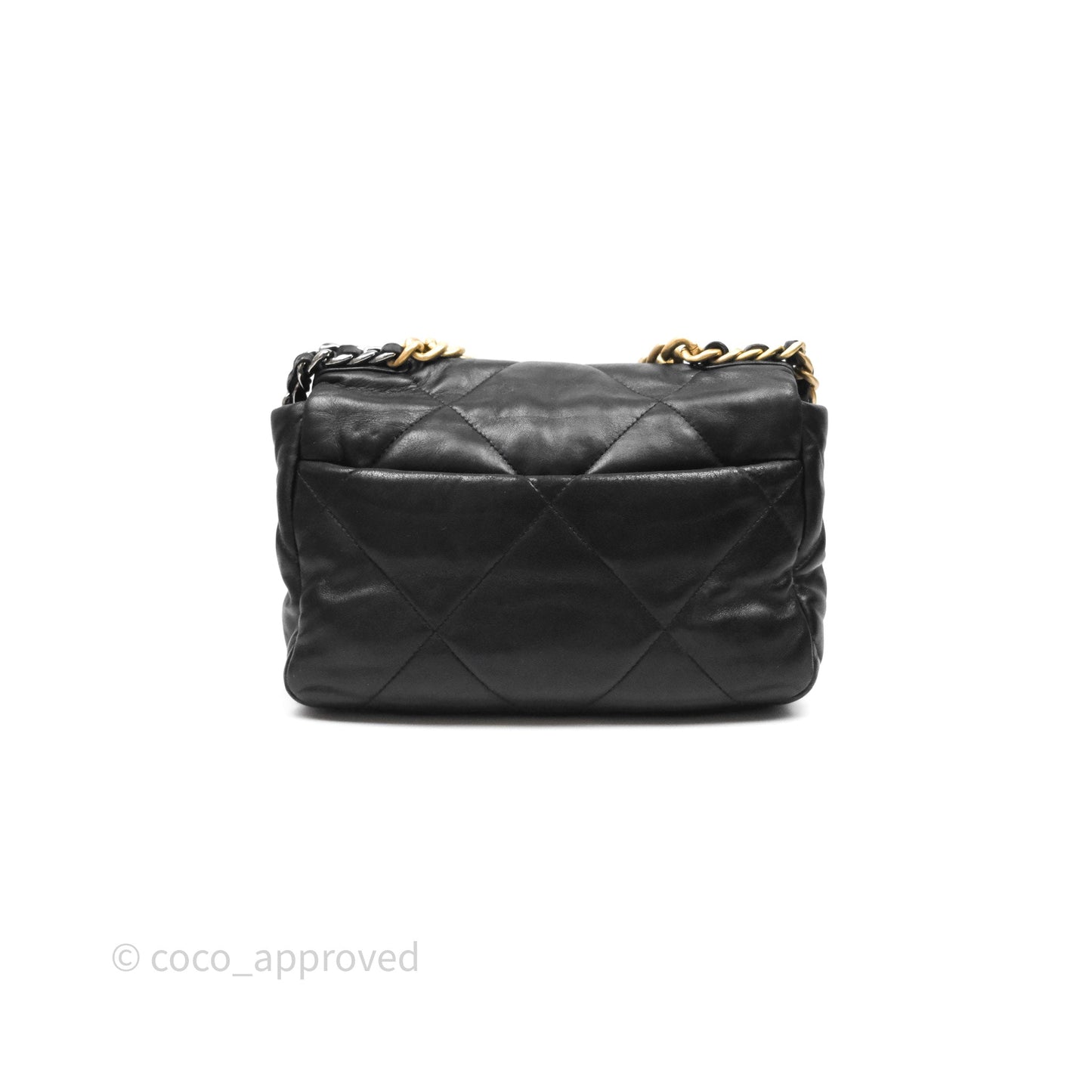 Chanel 19 Small Black Mixed Hardware