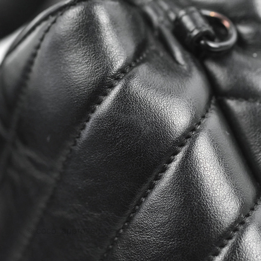 Saint Laurent Loulou Toy Quilted Leather Shoulder Bag Black