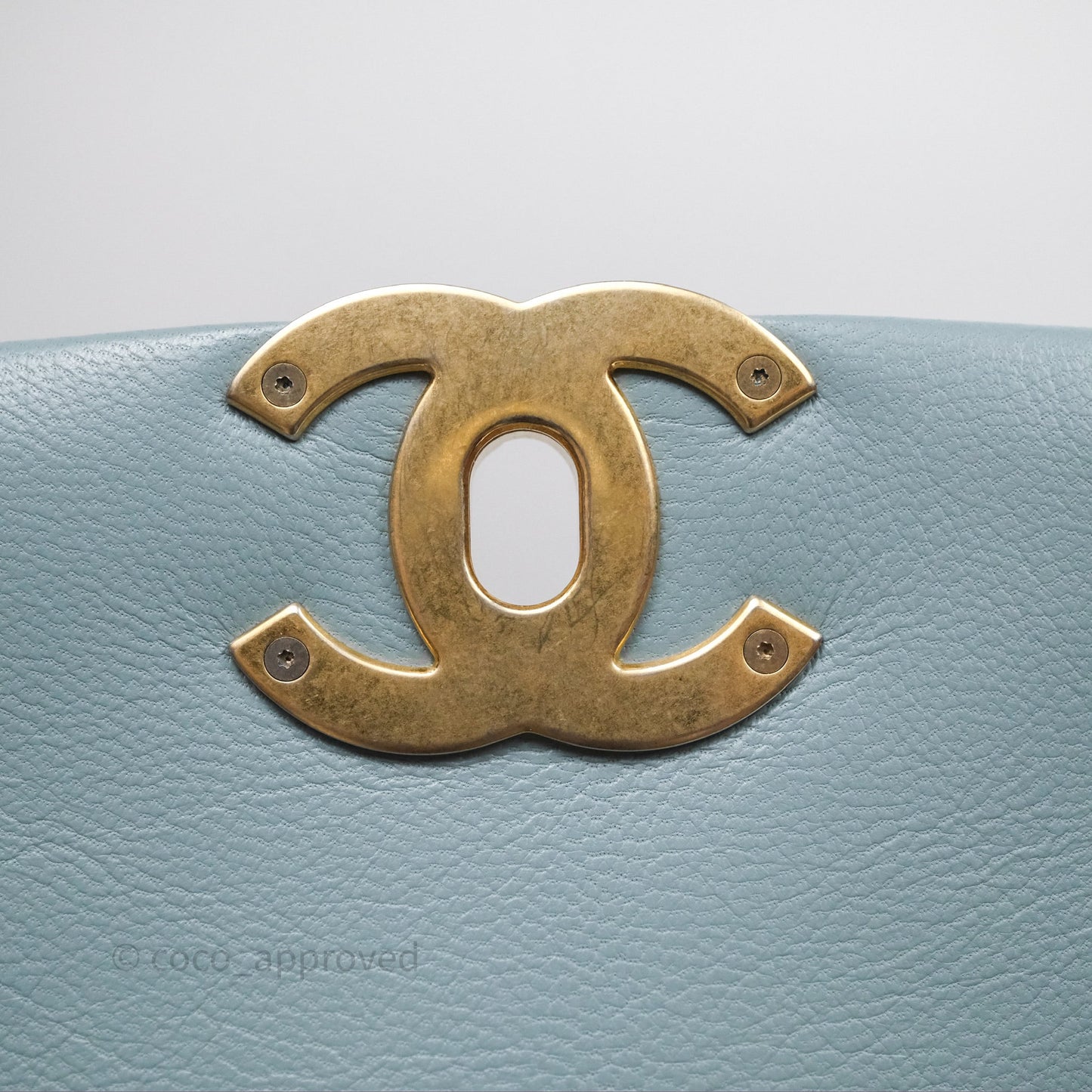 Chanel 19 Small Blue Mixed Hardware