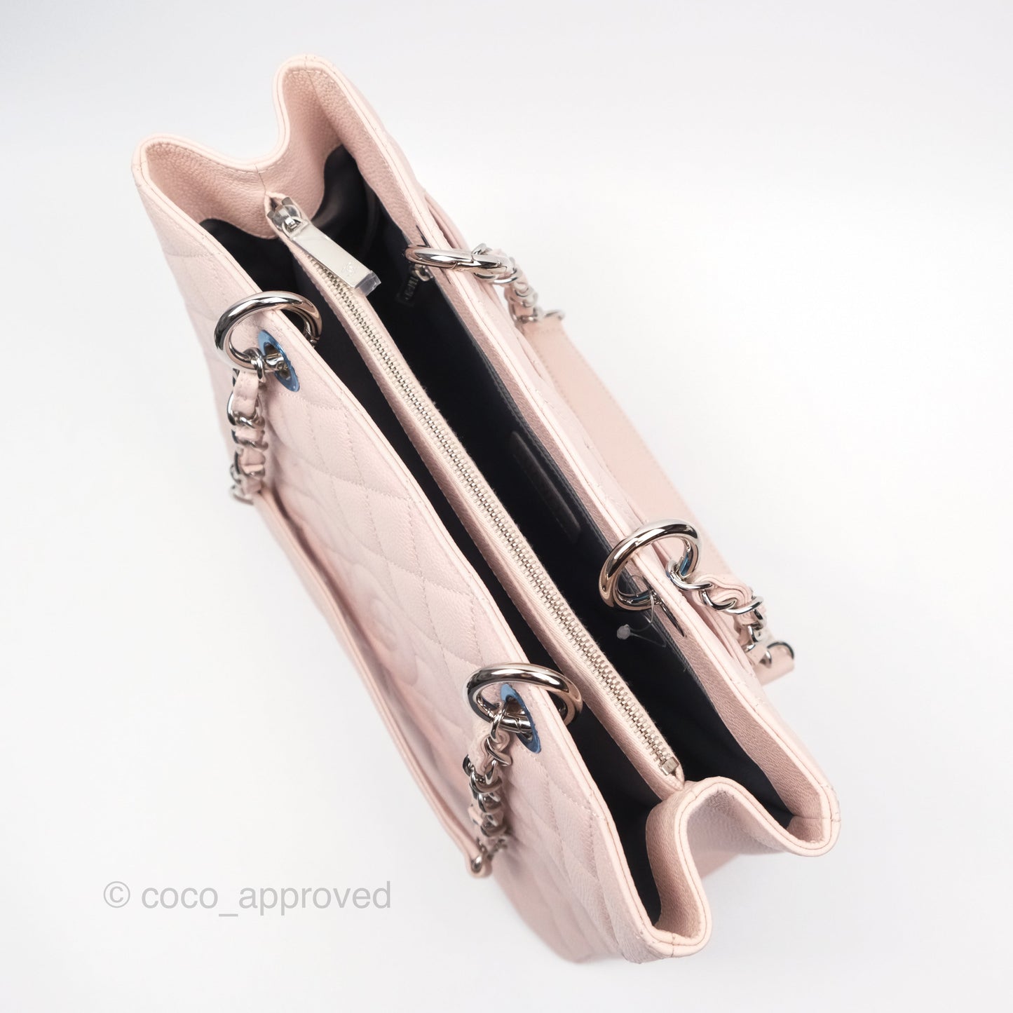 Chanel GST Pink Caviar Silver Hardware