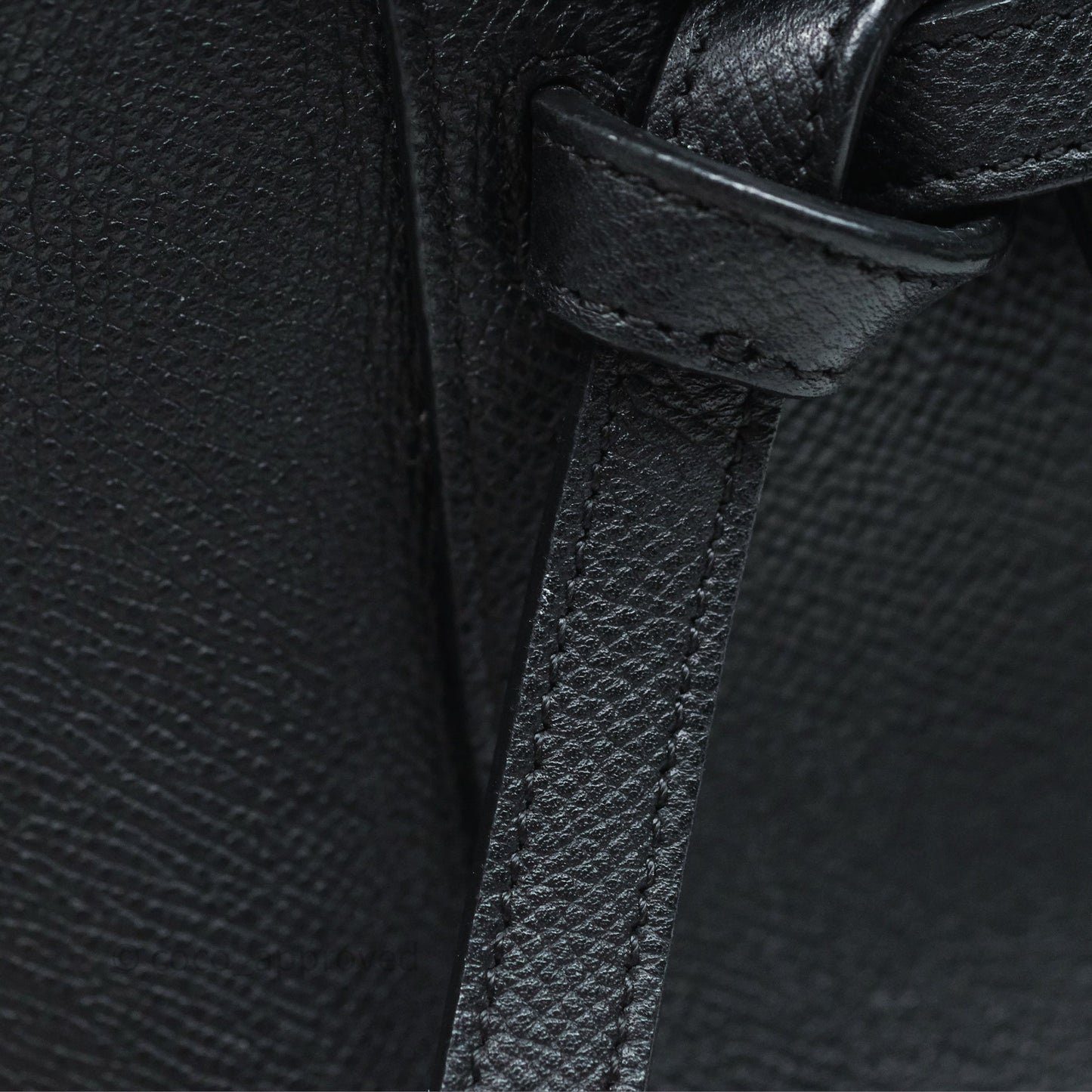Celine Micro Belt Bag Black Grained Calfskin Gold Hardware