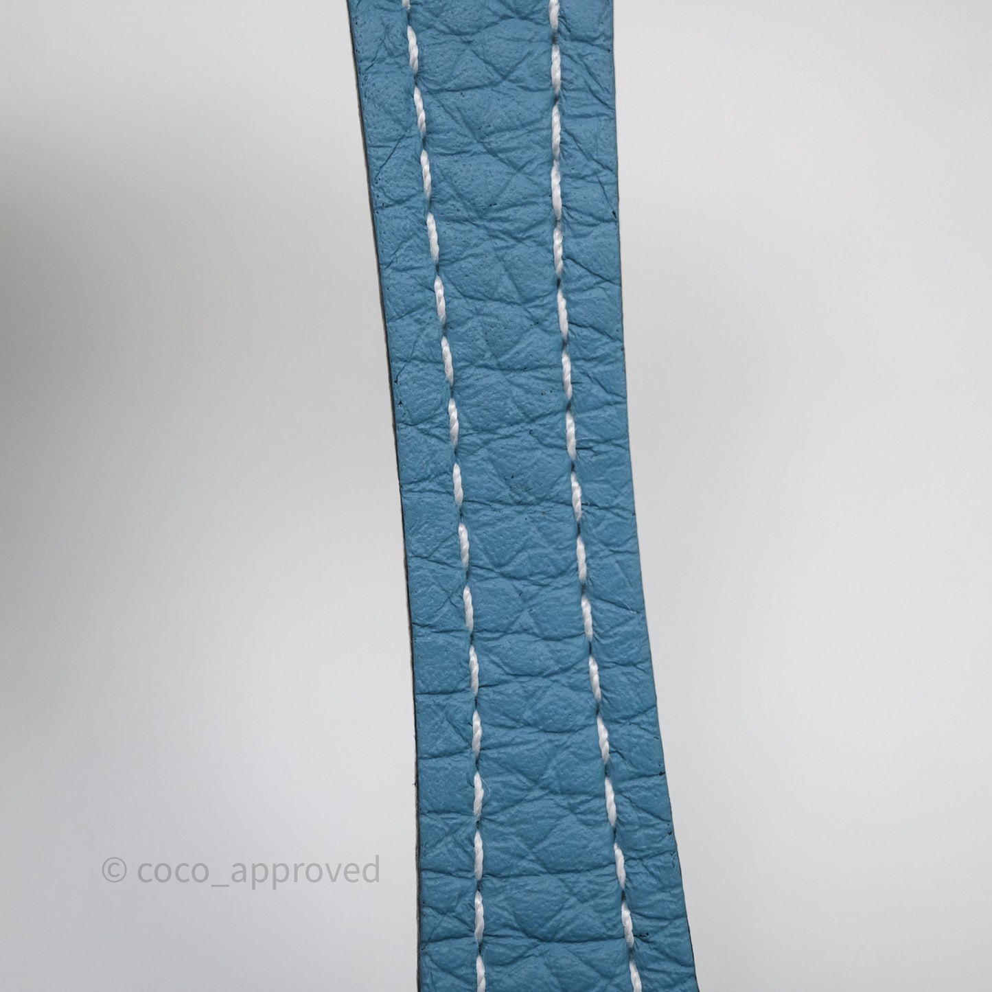 Hermès Evelyne 23 Bleu Jean 75 Clemence Palladium Hardware