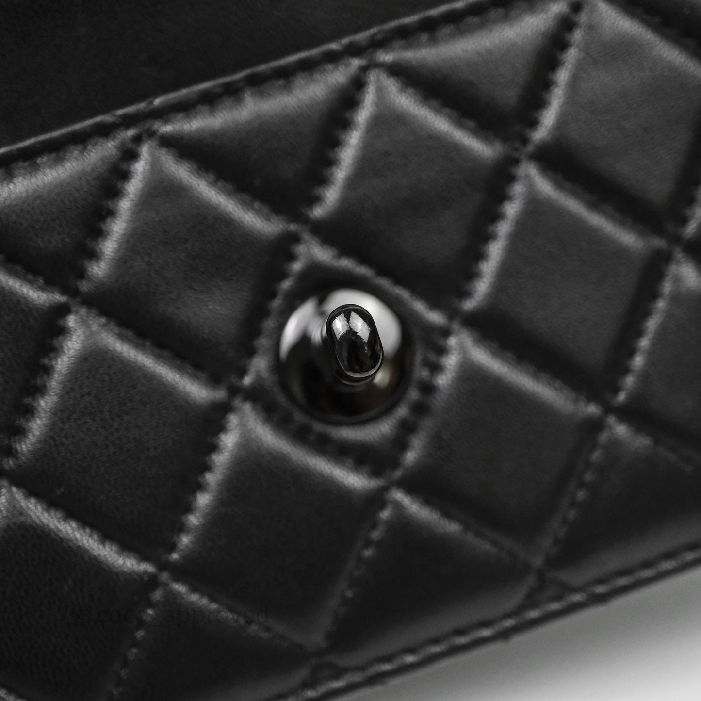 Chanel Quilted Trendy CC WOC Wallet On Chain So Black Lambskin